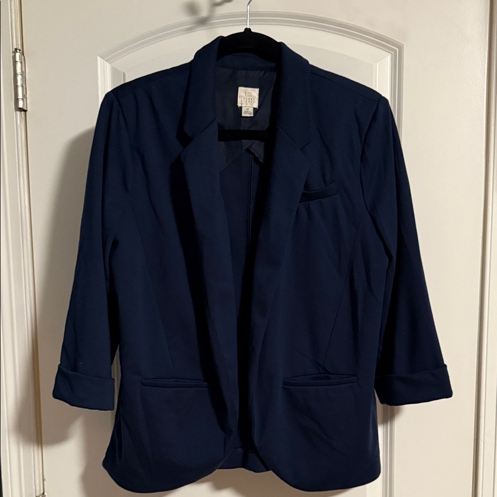 LC Lauren Conrad Deep Blue Women's Blazer